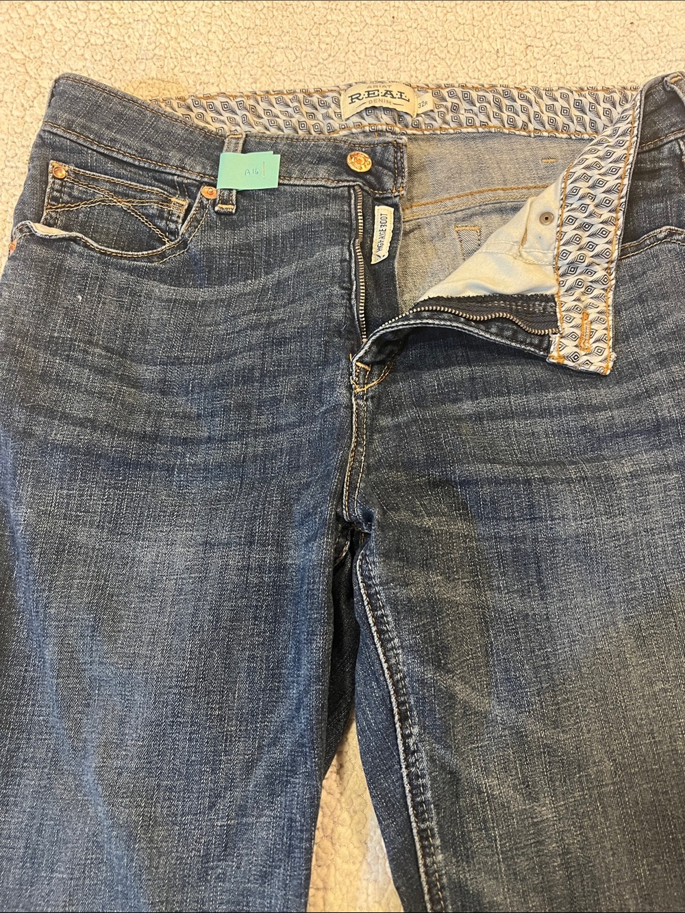 Ariat REAL DENIM Women's Blue Boot Cut Jeans